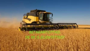 Kombájn gabonabetakarítás közben – a betakarítás időpontjának bejelentése az Egységes Kérelemben
